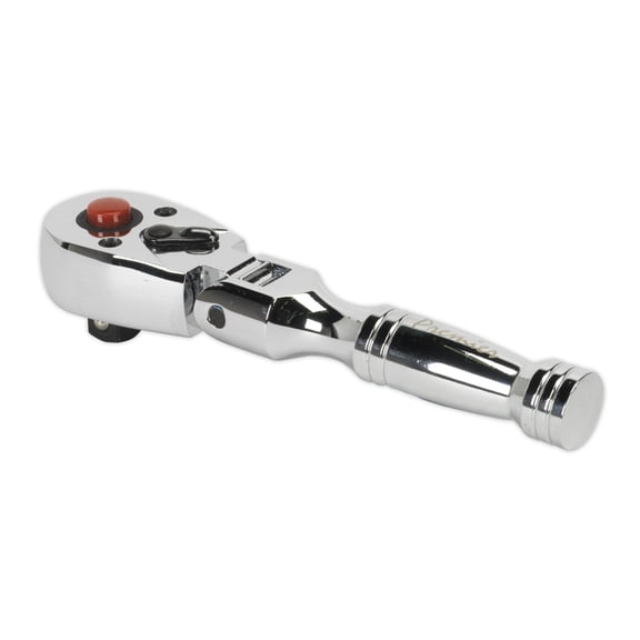 Sealey Ak661Sf Ratchet Wrench Flexi-Head Stubby 3/8Sq Drive