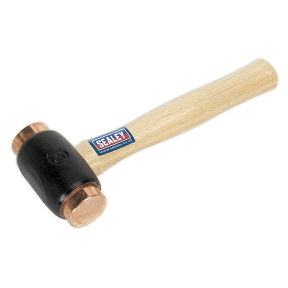 Sealey Cfh04 Copper Faced Hammer 4.3Lb Hickory Shaft