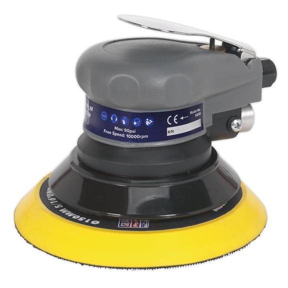Sealey Sa08 Air Palm Orbital Sander 150Mm