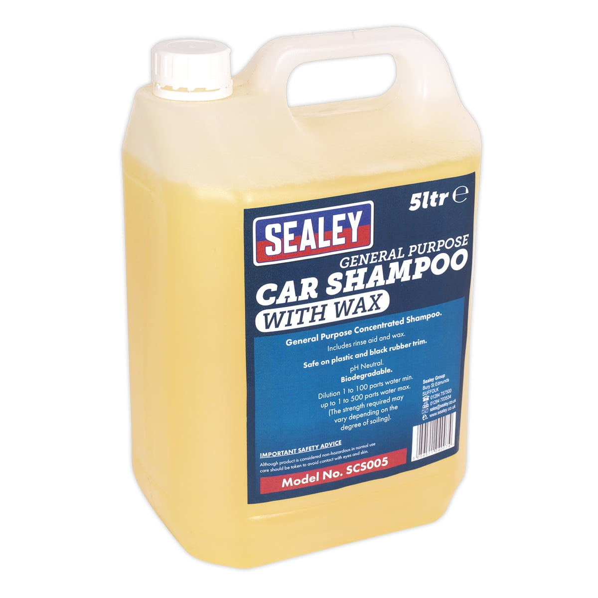 Sealey Scs005 Car Shampoo 5Ltr