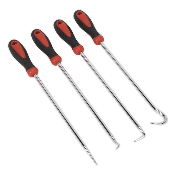 Sealey Vs5210 Pick And Hook Set 4Pc Extra-Long