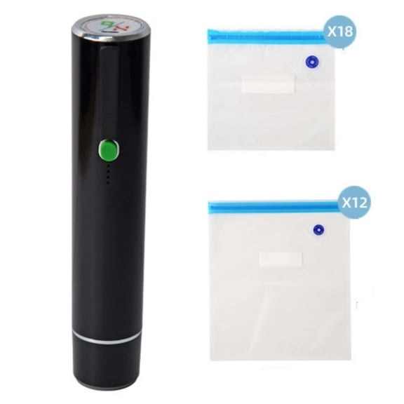 Sealing Equipment Household Handheld Mini Vacuum Sealer Food Preservation Compression Vacuum Sealer Portable Storage Vacuum Machine B - 19cm