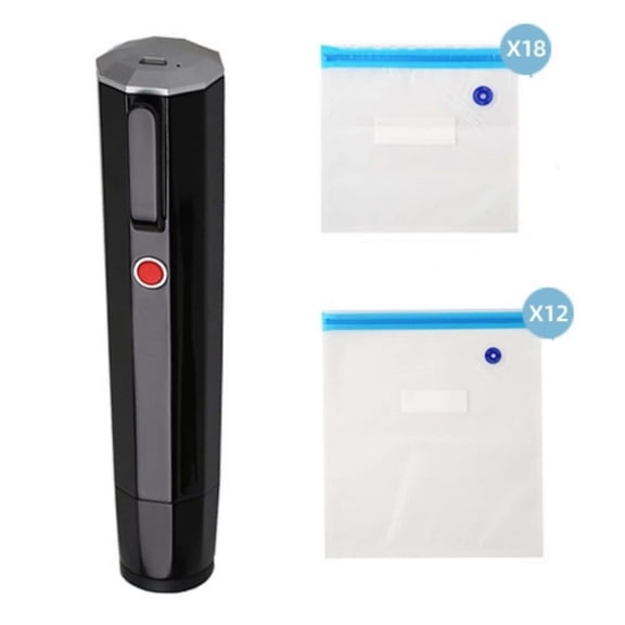 Sealing Equipment Household Handheld Mini Vacuum Sealer Food Preservation Compression Vacuum Sealer Portable Storage Vacuum Machine B - 19cm