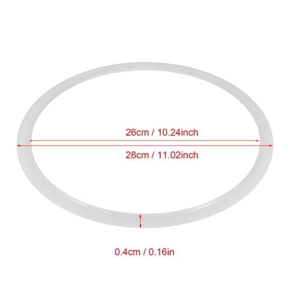 Sealing For Pressure Cooker, Universal Silicone Gasket Replacement Clear InstaPot Sealing O- Accessories For Home Kitchen Pot