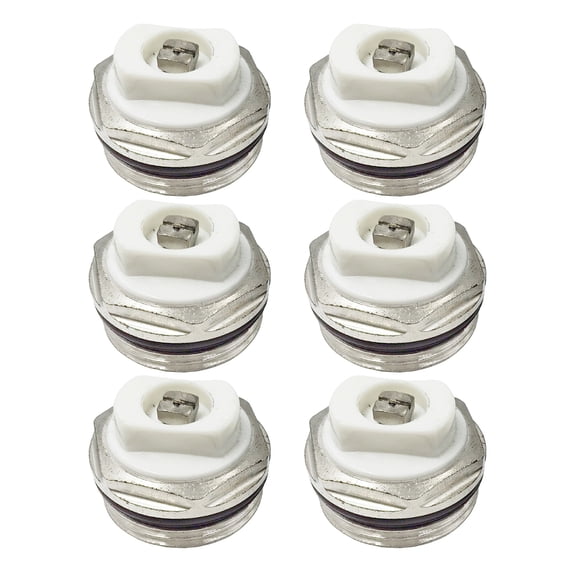 Sealing Radiator Bleed Valves Set Steel Radiator Valves Heating Systems Accessories Hassle Frees Installation