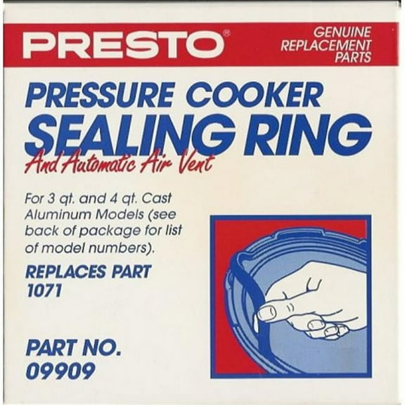 Sealing Ring for 3 qt and 4 qt Aluminum Pressure Cookers