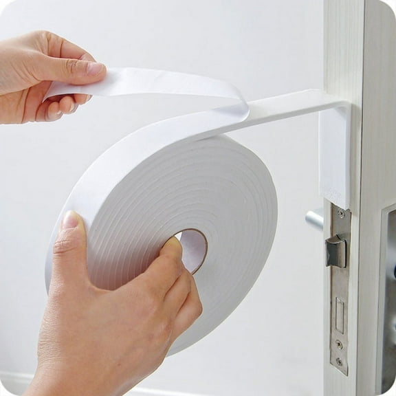 Sealing Sticker for Door or Window,Weatherproof Soundproof Self Adhesive Door Strip Bottom,Slim Insect Proof Seal Strip for Gap of House or Shower Door