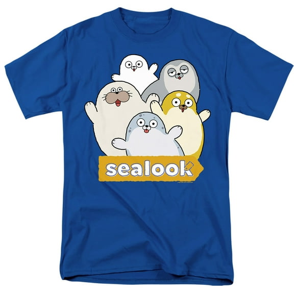 Sealook Seal Group Unisex Adult T Shirt, Royal, 3X-Large