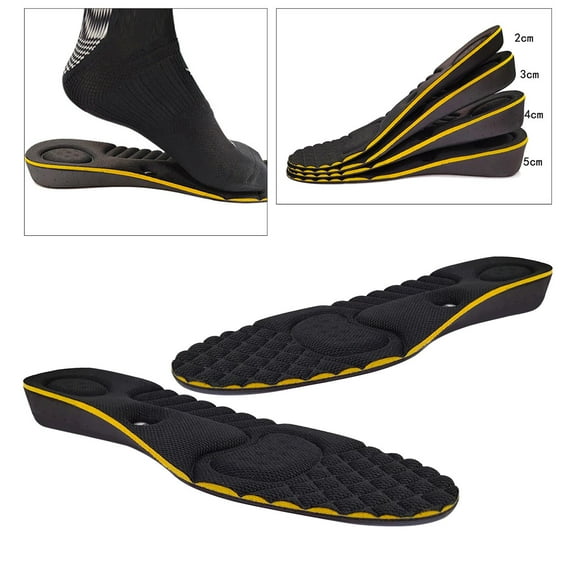 Seals Adjustable Full Length Lifts Larger Heel Inserts for Trainer Women - 3cm