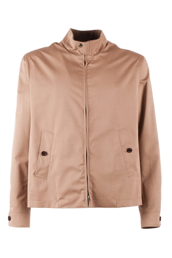 Brown Blouson Diogene Wool Jacket (Men's)
