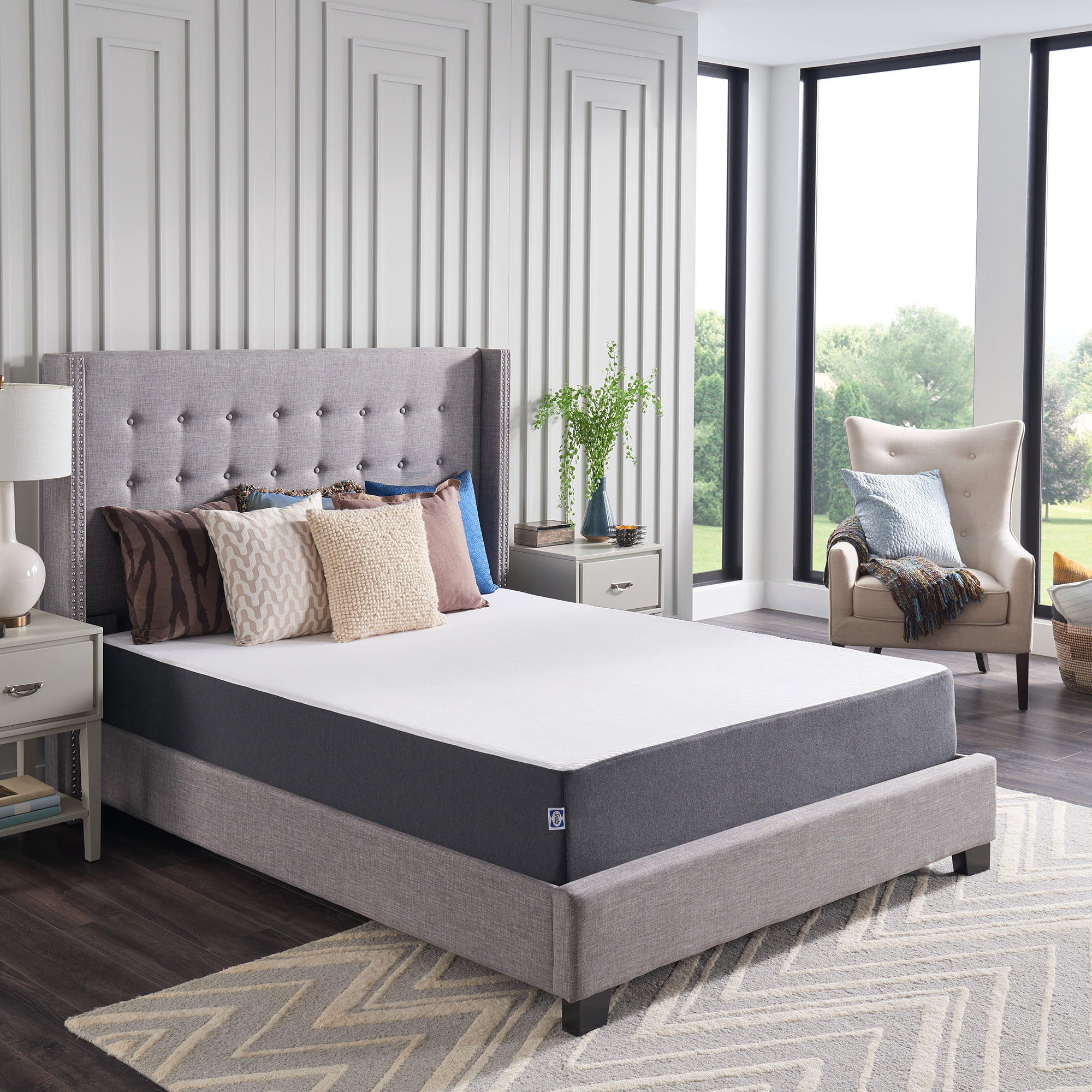 Sealy 10" Gel Memory Foam Mattress, Twin-XL, Medium Firm