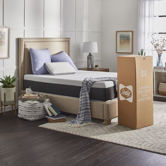 Sealy 12" Cool & Clean Hybrid Mattress, Queen