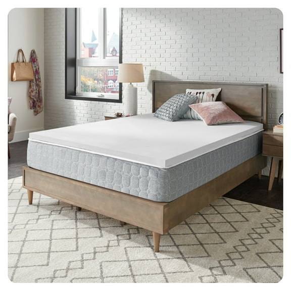 Sealy Essentials 2" Gel-Memory Foam Mattress Topper, Twin, Adult