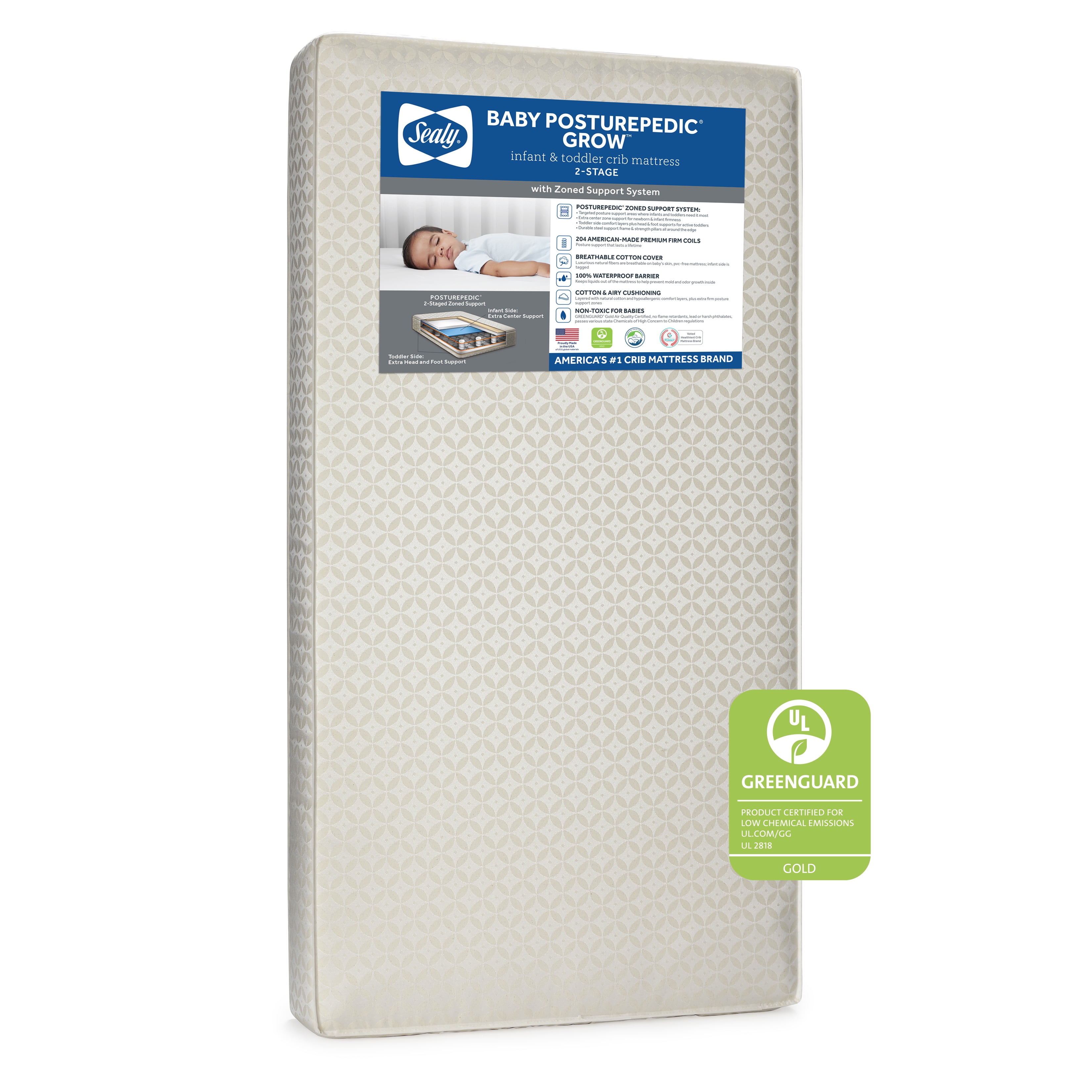 Sealy crib sale mattress walmart