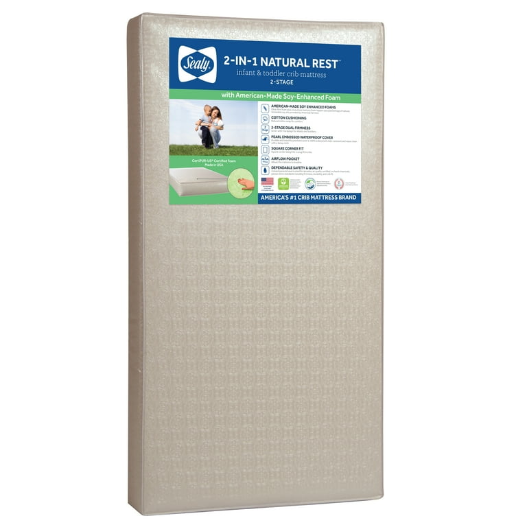 Sealy 2 in 1 crib mattress online