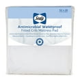 thumbnail image 1 of Sealy Baby Antimicrobial Waterproof Toddler and Crib Mattress Protector Pad, White, 52" x 28", 1 of 5