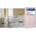 thumbnail image 1 of Sealy Bella 4-in-1 Crib with Sealy Pink Ortho Rest Mattress, 1 of 3