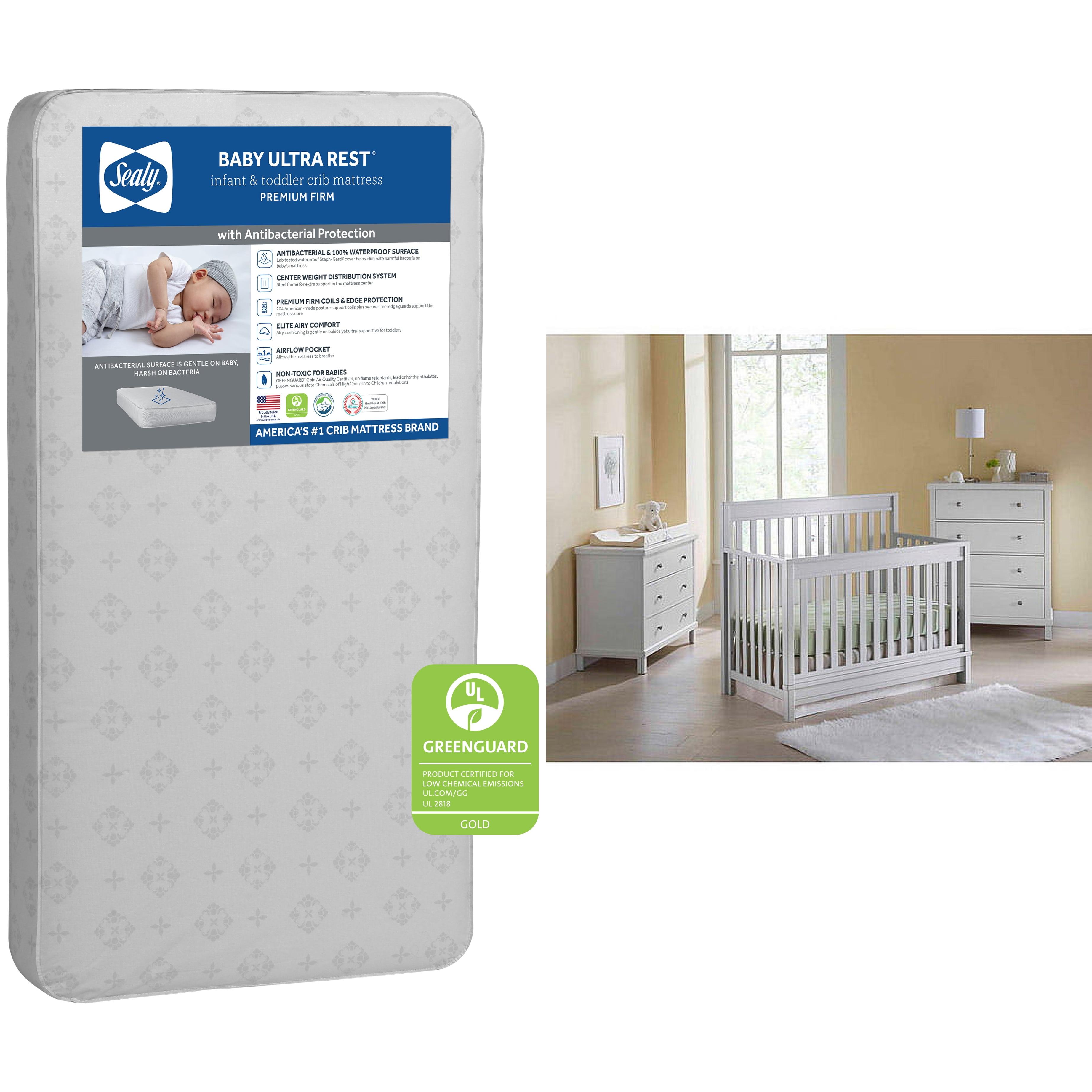 Toddler Crib Mattress Sealy In Baby Ultra Rest Toddler Bed Sealy