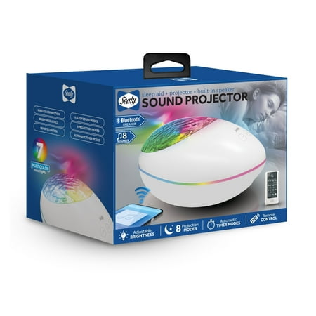 Sealy - Bluetooth Sleep Speaker and Projector - White