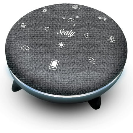 Sealy - Night Light and Wireless Speaker Sound Machine - White