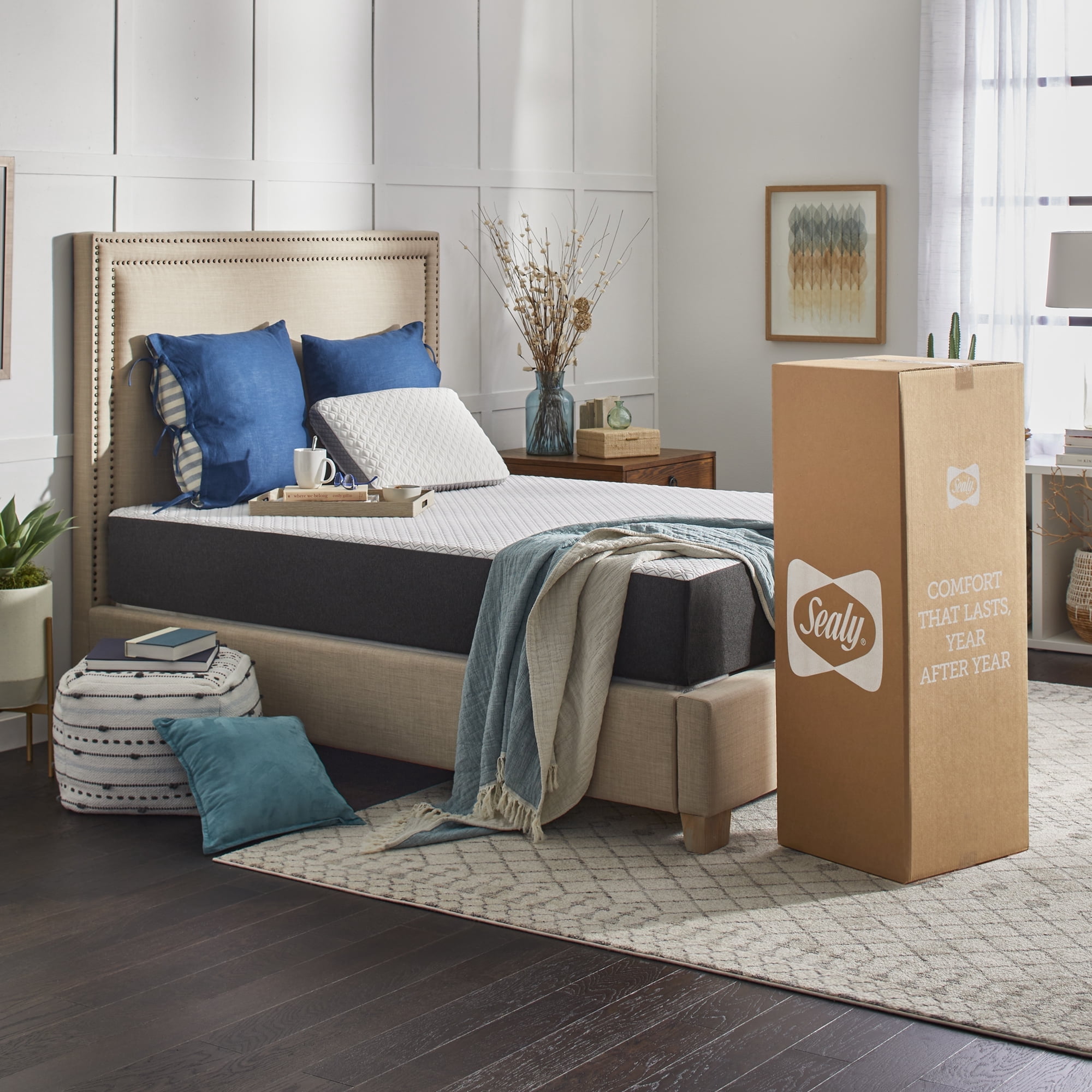 Sealy Cool & Clean 10", 12" & 14” Hybrid Mattress, Multiple Sizes