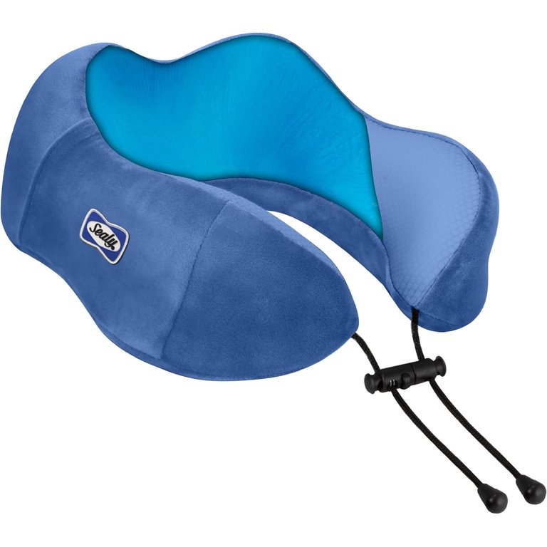 Sealy, Cooling Gel Travel Pillow with Premium Memory Foam