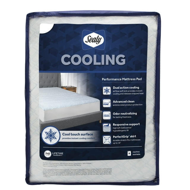 Sealy, Cooling Mattress Pad, King