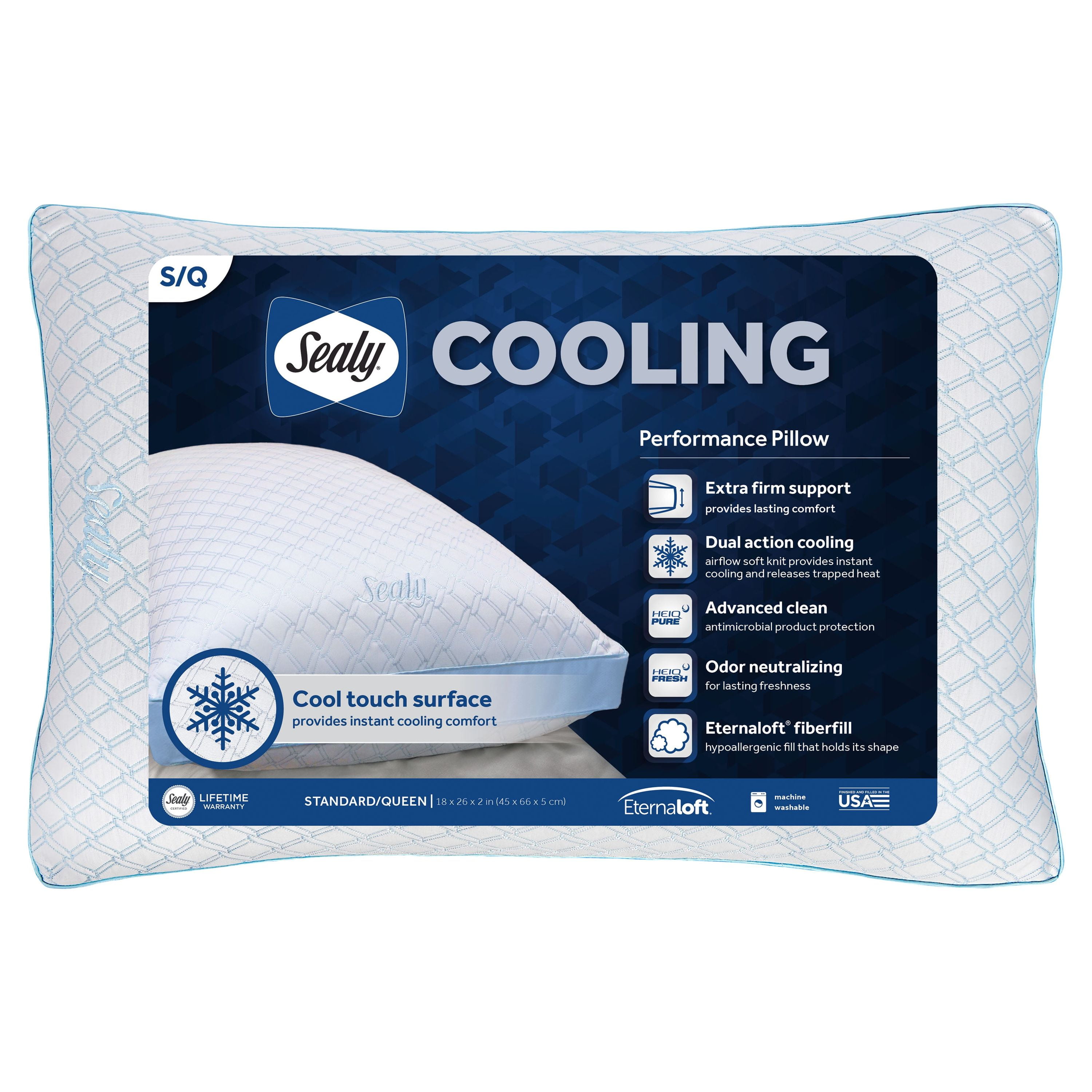 Sealy Super Firm Support King Bed Pillow