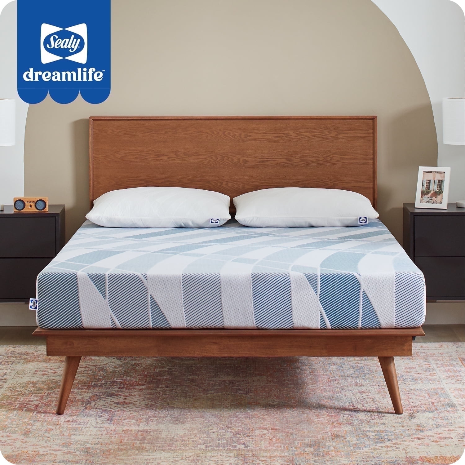 Sealy Dreamlife 8” Queen Gel Memory Foam Mattress-in-a-Box, Adult