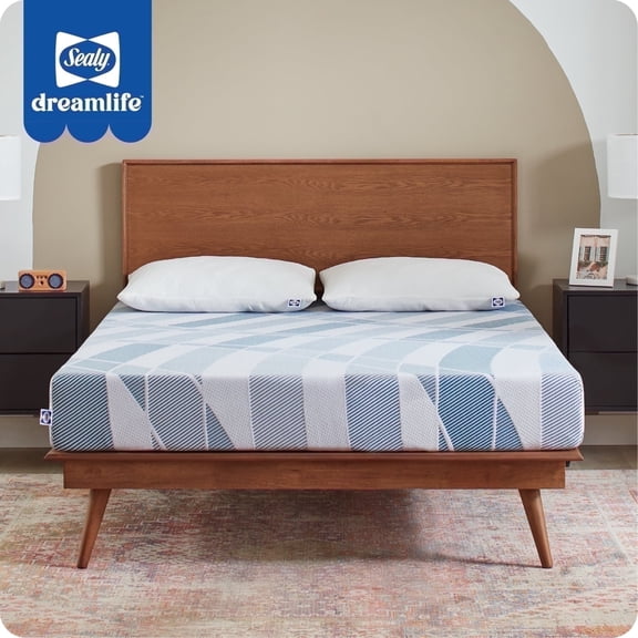 Sealy Dreamlife 8” Full Gel Memory Foam Mattress-in-a-Box, Adult