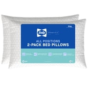 Sealy Essentials All Positions Bed Pillow, King- Hexagon Pattern, Back, Stomach, and Side Sleeper (2 Count)