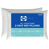 2-Count Sealy Essentials All Positions Bed Pillow only .00: eDeal Info