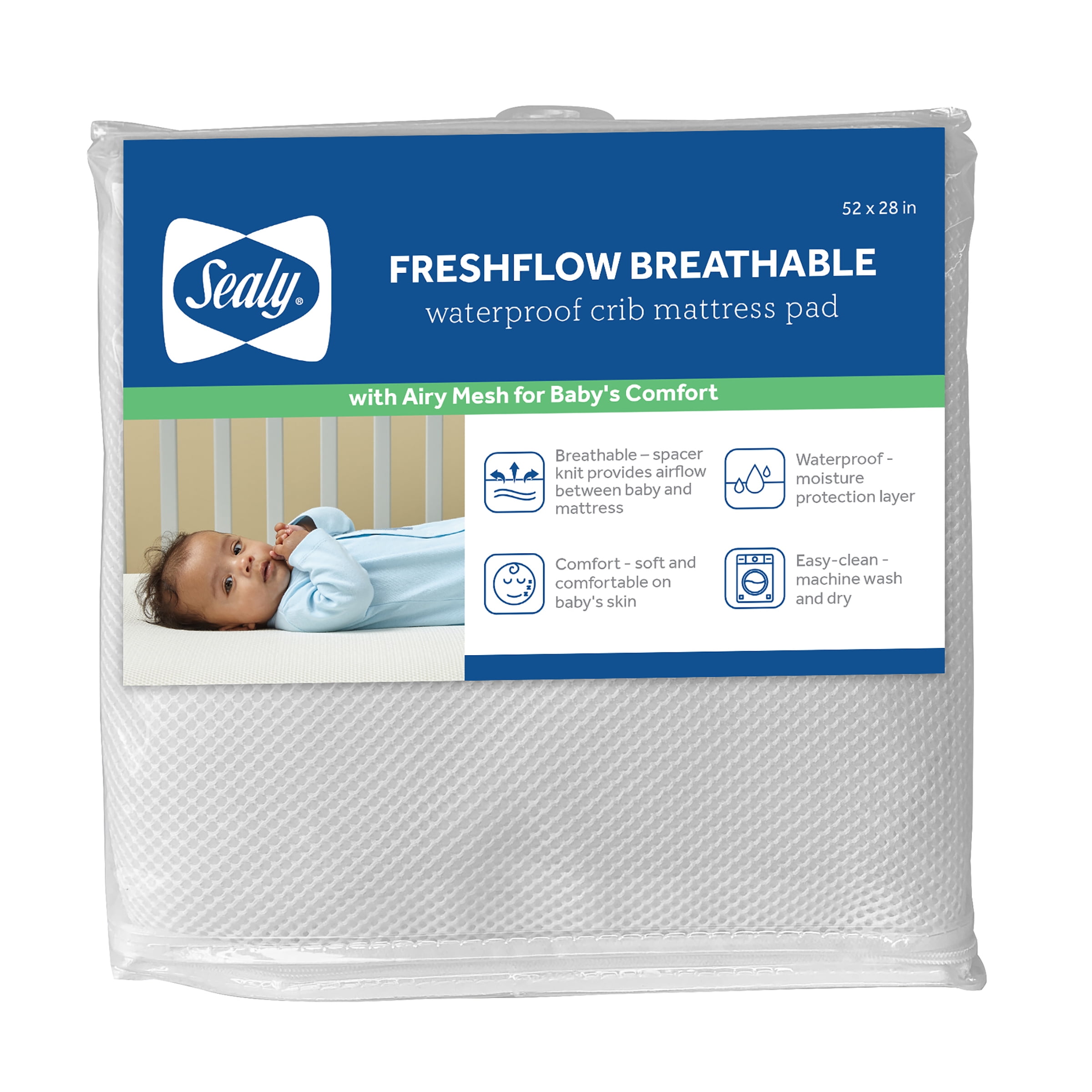 https://i5.walmartimages.com/seo/Sealy-Fresh-Flow-Breathable-Waterproof-Crib-and-Toddler-Mattress-Pad-White-52-x-28_9dd9f40e-0175-4092-b785-d9358e609993.f0065e5f270ef9655c18dcd97dd15470.jpeg