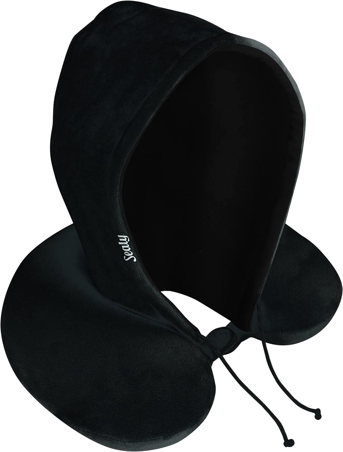Sealy Hoodie Sun Blocker Privacy Support U-Shaped Memory Foam Neck ...