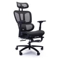 thumbnail image 1 of Sealy Huxley Adjustable Ergonomic Black Mesh Office Chair Metal & Plastic frame, 1 of 12
