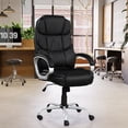 thumbnail image 1 of Sealy Kronos Black PU High Back Office Task Chair with Plywood Base, 1 of 8