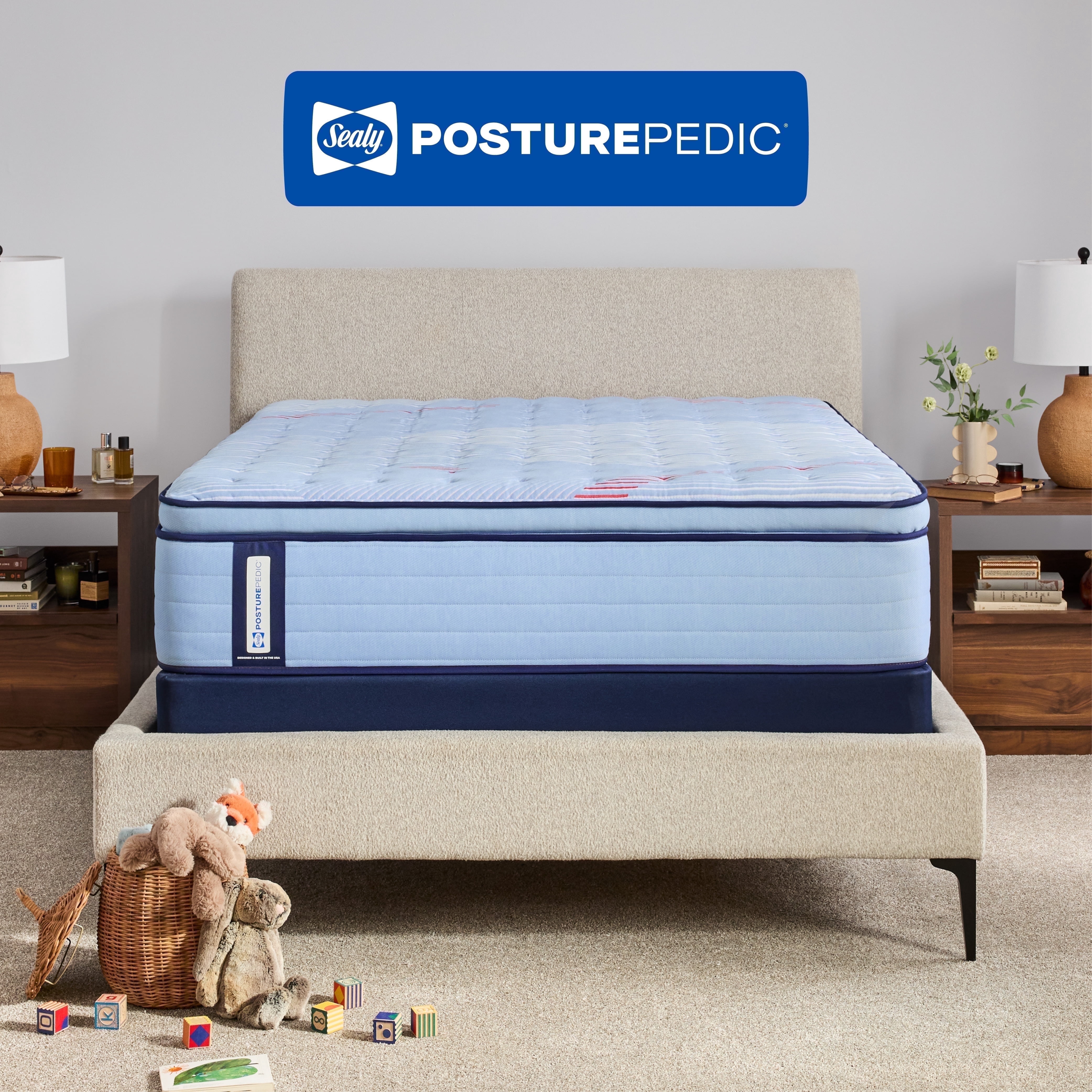 Sealy Posturepedic Dudley 14" Soft Pillowtop Innerspring Mattress - King