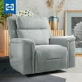 thumbnail image 1 of Sealy Posutrepedic Sheldon Lift Assist Recliner with Adjustable Power Headrest in Light Gray, 1 of 15