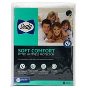 Sealy Soft Comfort Terry Fitted Mattress Protector, Queen