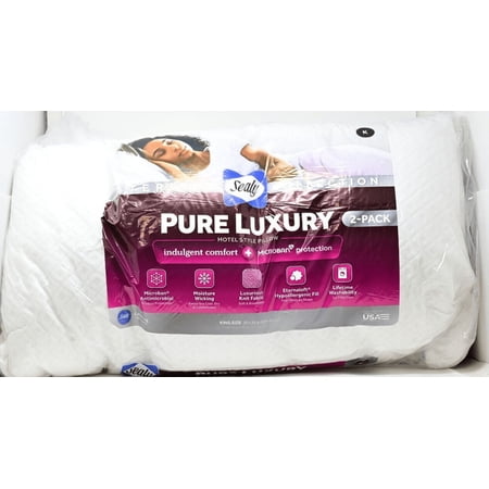 Sealy Sterling Pure Luxury Pillow, 2-pack