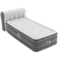 thumbnail image 1 of Sealy: Tritech 18" Air Mattress with 31" Headboard - Twin Size - Built-In AC Pump, Grey & White, Inflatable Bed, Firm Comfort, Storage Bag, 330 lb Cap, 1 of 9