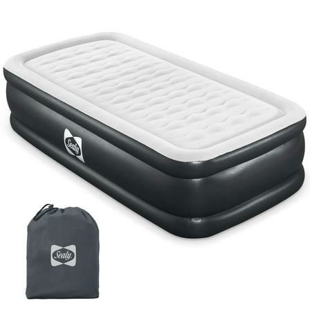 Sealy Tritech 20" Air Mattress Inflatable Bed Twin with Built-In AC Pump