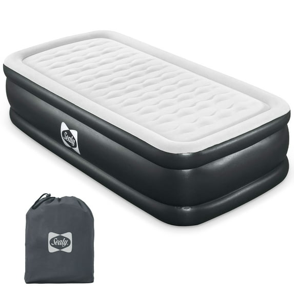 Sealy Tritech 20" Air Mattress Inflatable Bed Twin with Built-In AC Pump