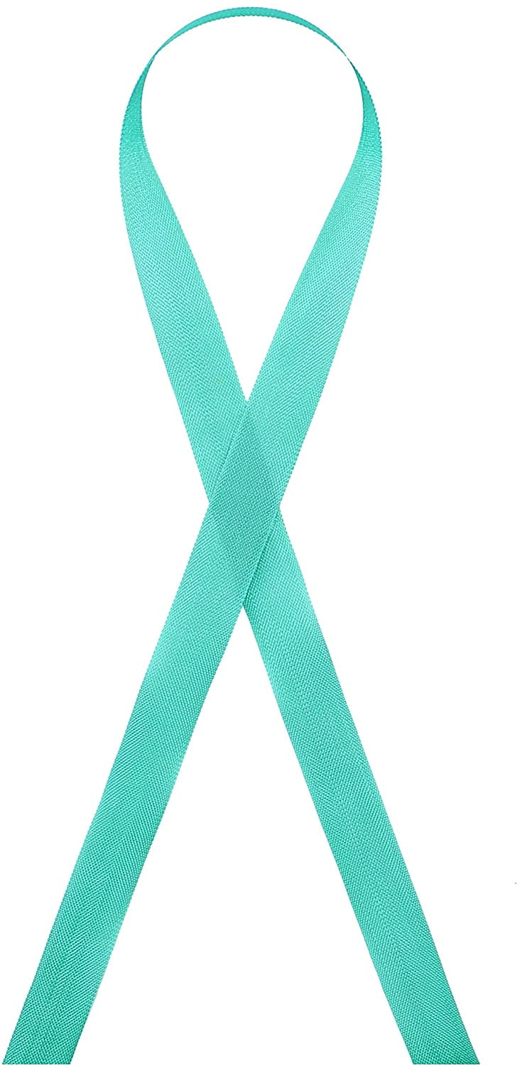 Seam Binding Rayon Ribbon 1/2-Inch x 100 Yards (185 - New Aqua)