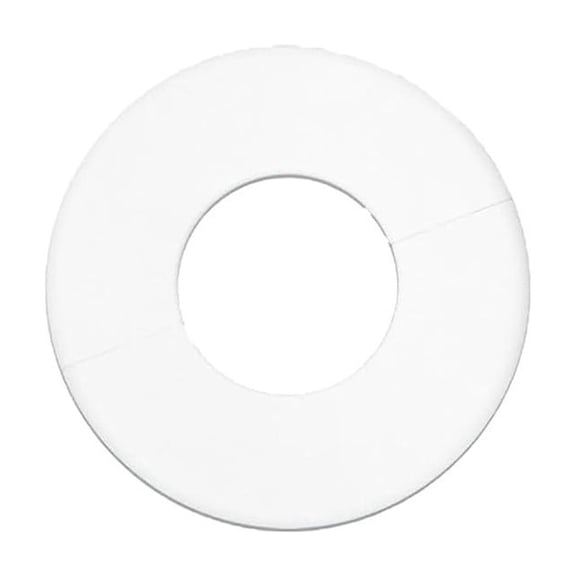 Seam Concealing Pool Ladder Base Gasket, White Protective Hole Cover Matching Pool Rail Replacement Part For Inground Swimming Pool Ladder Outdoor Maintenance