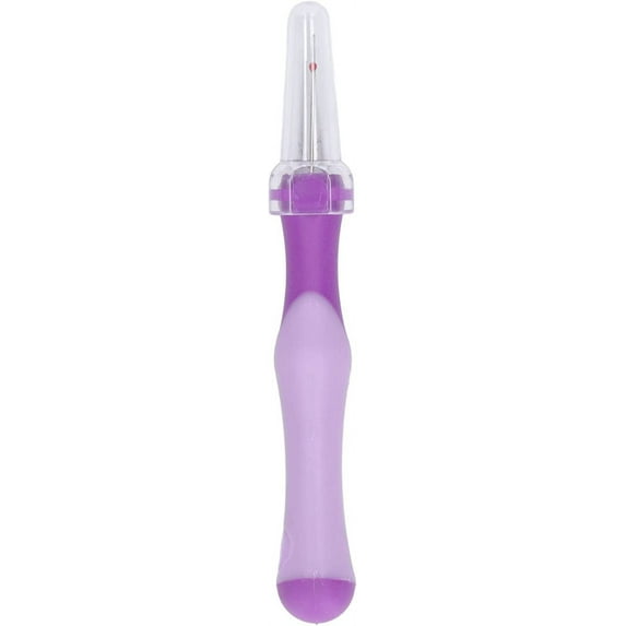 Seam Ripper, Ergonomic Round Design Seam Ripper Comfortable Hand Feel Sewing Stitch Remover with Safety Clean Cover for Needle Work Patterns and Sewing Clothes