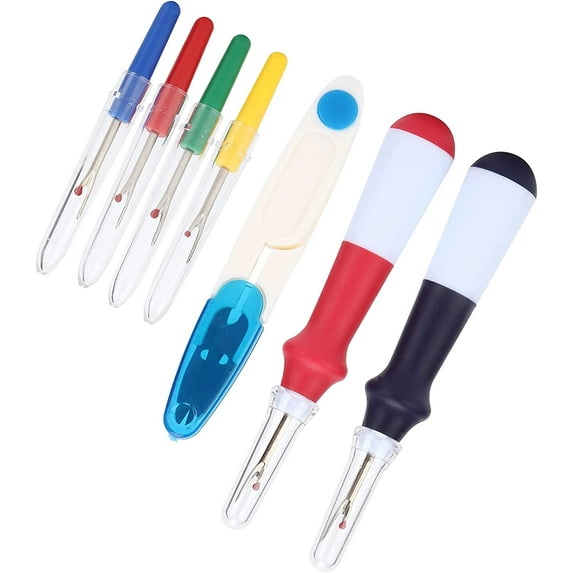 Seam Ripper, Rust‑proof Comfortable Sewing Seam Ripper Tool Quality Rubber Material with Rubber Handle for Sewing