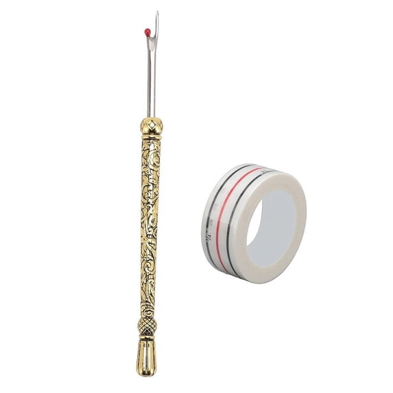 Seam Ripper and Thread Remover Kit,for Crafting, Sewing Gold