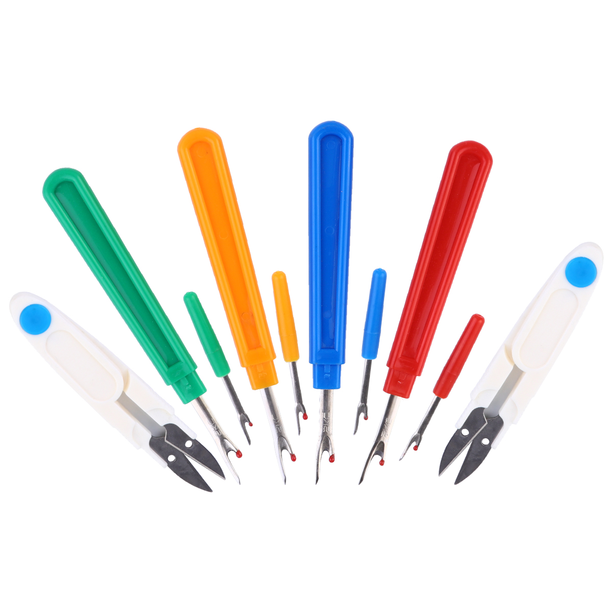 Seam Rippers and Scissors Set Plastic Handle Ripper Crossstitch