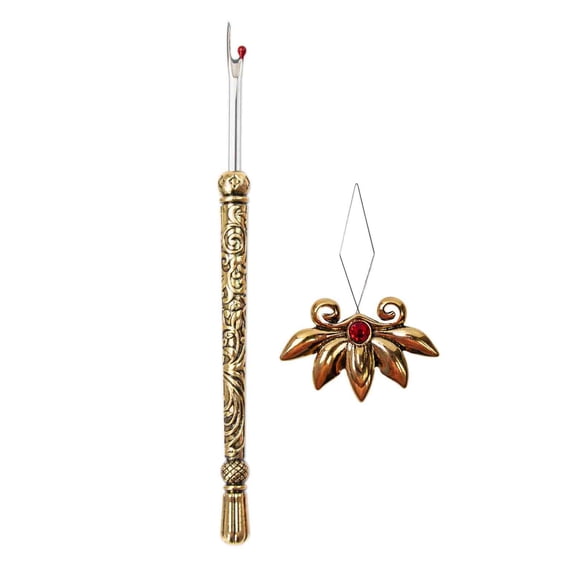 Seam Unpicker with Needle Threader Insertion Tool, Thread Remover Tool for Hand Quilting Sewing Machine, Needlework